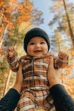 Baby at Thanksgiving dinner